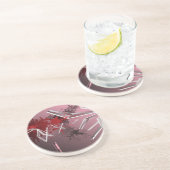 Ontwerpachtergrond Zandsteen Onderzetter (Zijkant)