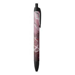 Ontwerpachtergrond Zwarte Inkt Pen