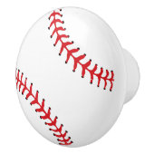 Ontwerpbak voor honkbal Trek aan de hand van de ka Keramische Knop (Rechts)