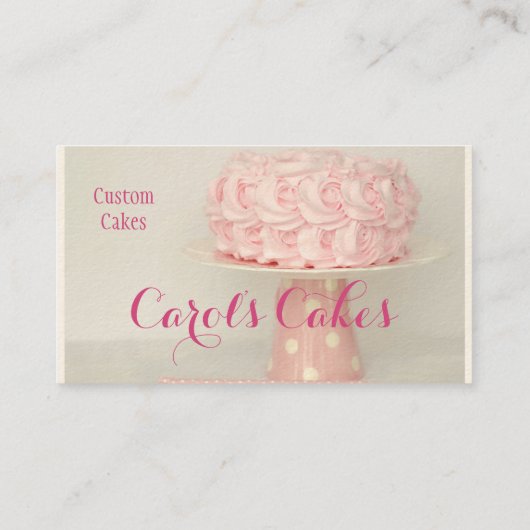 Ontwerpbakken voor aangepaste kake- en bruiloft visitekaartje (Achterkant)