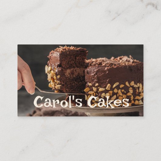 Ontwerpbakken voor aangepaste kake- en bruiloft visitekaartje (Achterkant)