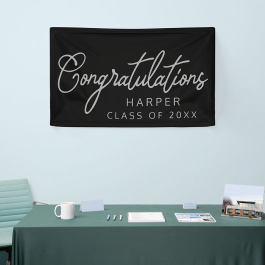 Ontwerpbanner CONGRATULATIONS Spandoek (Beurs)