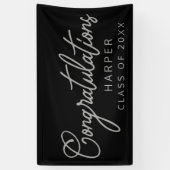 Ontwerpbanner CONGRATULATIONS Spandoek (Verticaal)