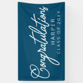 Ontwerpbanner CONGRATULATIONS Spandoek (Verticaal)