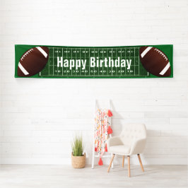 Ontwerpbanner football spandoek