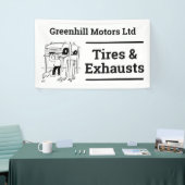 Ontwerpbanner voor garagevoertuigen spandoek (Beurs)