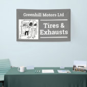 Ontwerpbanner voor garagevoertuigen spandoek (Beurs)