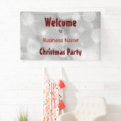 Ontwerpbanner voor kerstfeestjes spandoek (Insitu)