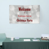 Ontwerpbanner voor kerstfeestjes spandoek (Beurs)