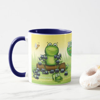 Ontwerpbeker met kikkerpersonages ontwerp mok