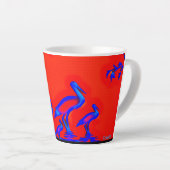 Ontwerpbekers Latte Mok (Rechterhoek)