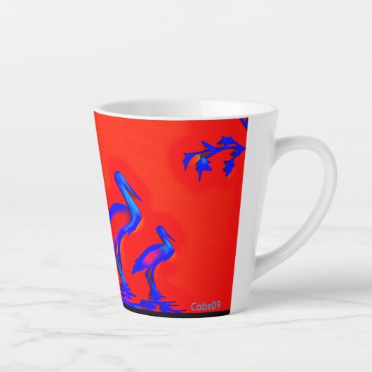 Ontwerpbekers Latte Mok (Rechts)