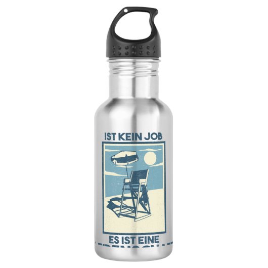 Ontwerpbeschermer reddingszwemmer waterfles (Voorkant)