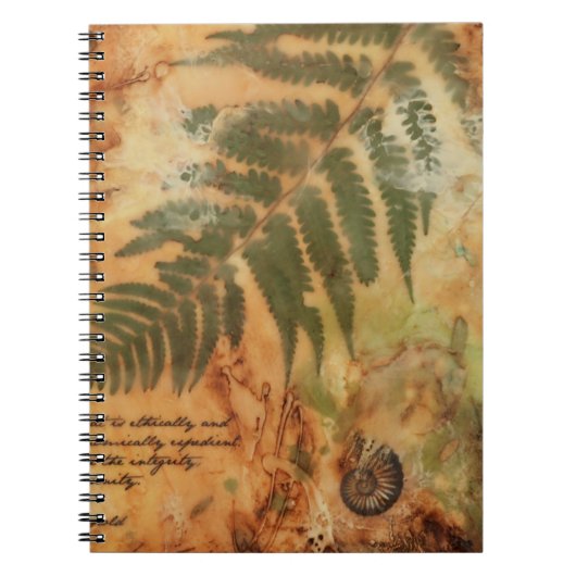 Ontwerpblad voor esthetisch ontwerp notitieboek (Voorkant)