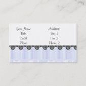 ONTWERPBLAUWE BLAUWKARTTEMPLATE VISITEKAARTJE (Achterkant)