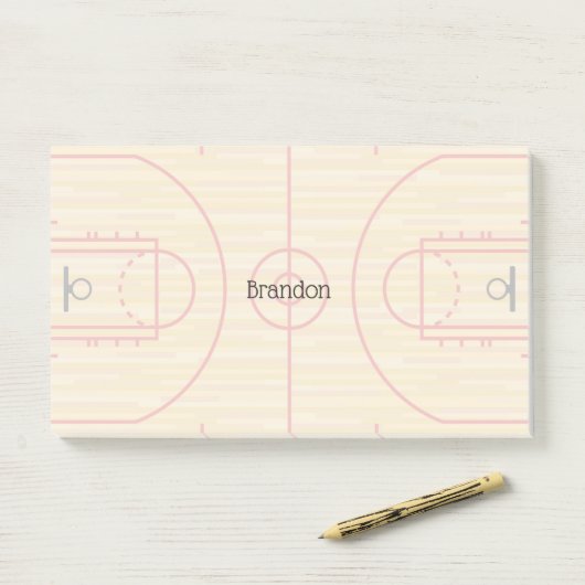 Ontwerpbrief van het Kastbalgerecht Post-it® Notes (Op bureau)