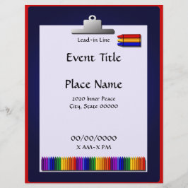 Ontwerpbrochure voor leerkrachten flyer