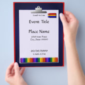 Ontwerpbrochure voor leerkrachten flyer (Hand)