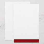 Ontwerpbureau voor kantoorartikelen briefpapier (Voorkant / Achterkant)