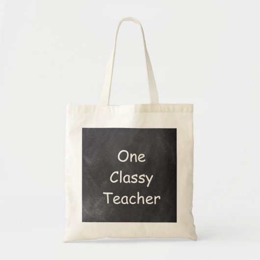 Ontwerpcadeau voor één lesgeven voor docent-alkboa tote bag (Voorkant)