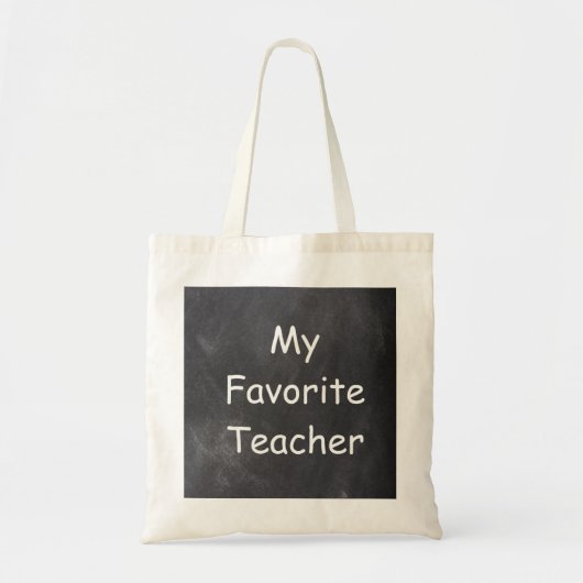Ontwerpcadeau voor favoriete leerkrachten tote bag (Voorkant)