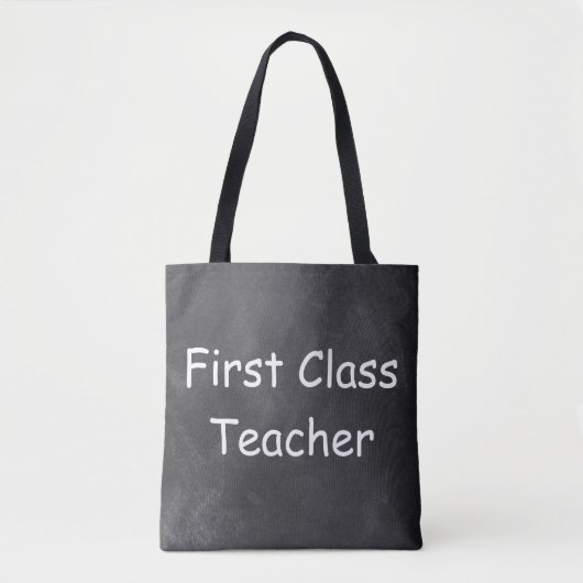 Ontwerpcadeauidee voor eerste klas voor leerkracht tote bag (Voorkant)