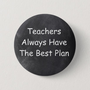 Ontwerpcadeauidee voor leerling-alkboard ronde button 5,7 cm