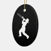 Ontwerpcadeaus en -producten van "Trombone Player" Keramisch Ornament (Links)