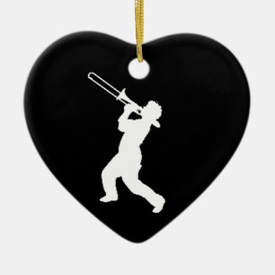 Ontwerpcadeaus en -producten van "Trombone Player" Keramisch Ornament