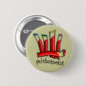 Ontwerpcadeaus van kunststokken ronde button 5,7 cm (Voorkant /achterkant)