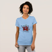 Ontwerpcadeaus van kunststokken t-shirt (Voorkant volledig)