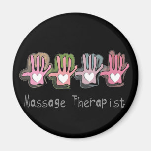 Ontwerpcadeaus voor massagetherapist 'Hands' Magneet