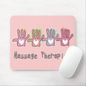 Ontwerpcadeaus voor massagetherapist 'Hands' Muismat (Met muis)
