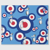 Ontwerpcadeauverpakking voor model Roundel en scoo Cadeaupapier (Vlak)