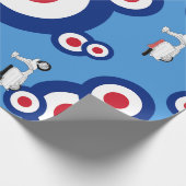 Ontwerpcadeauverpakking voor model Roundel en scoo Cadeaupapier (Hoek)