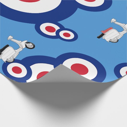 Ontwerpcadeauverpakking voor model Roundel en scoo Cadeaupapier (Hoek)
