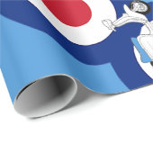 Ontwerpcadeauverpakking voor model Roundel en scoo Cadeaupapier (Rol Hoek)