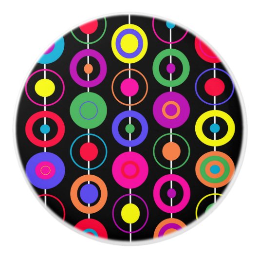 Ontwerpcirkels Keramische Knop (Voorkant)