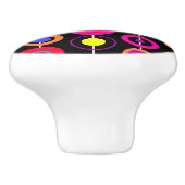 Ontwerpcirkels Keramische Knop (Zijkant)