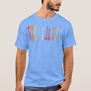 ontwerpconcertband Womens Rock en Roll R T-shirt