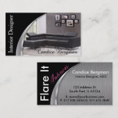 Ontwerpconsultant interne ontwerper visitekaartje (Voorkant / Achterkant)