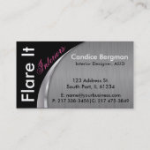 Ontwerpconsultant interne ontwerper visitekaartje (Achterkant)