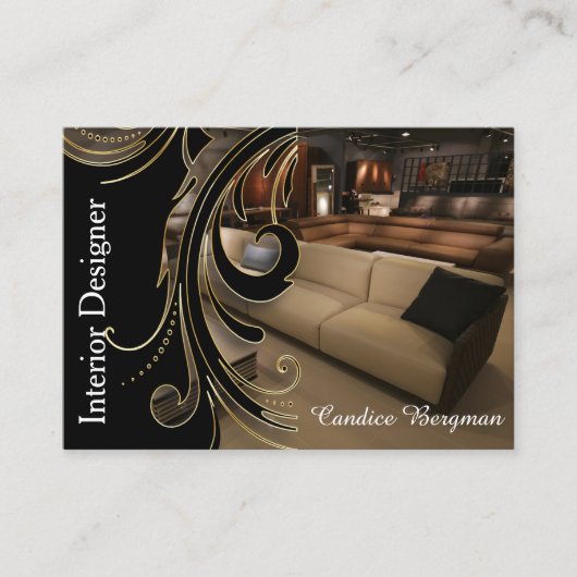 Ontwerpconsultant interne ontwerper visitekaartje (Voorkant)