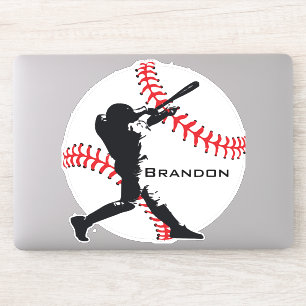 Ontwerpcontrole van de Baseball-batterij Sticker