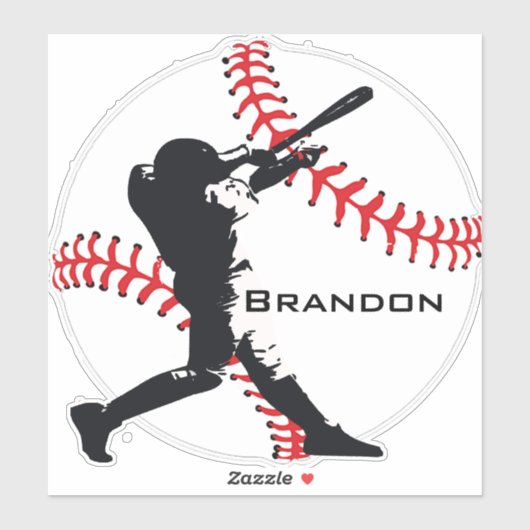 Ontwerpcontrole van de Baseball-batterij Sticker (Vel)