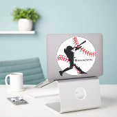 Ontwerpcontrole van de Baseball-batterij Sticker (Laptop op bureau)