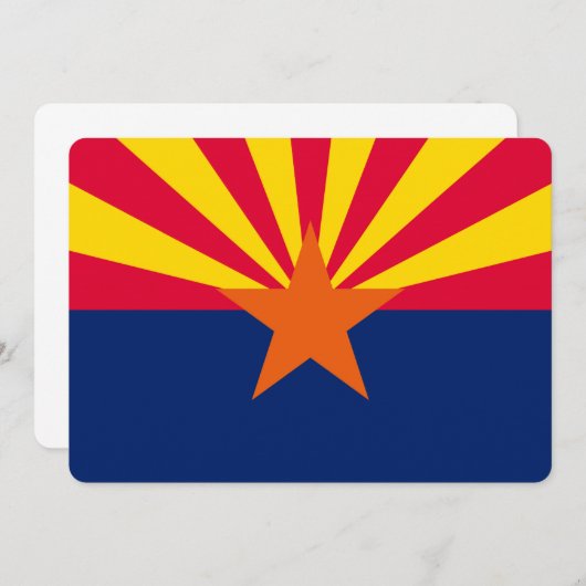 Ontwerpdecor voor de vlag van Arizona (Voorkant / Achterkant)