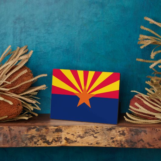 Ontwerpdecor voor de vlag van Arizona Fotoplaat (Zijkant)