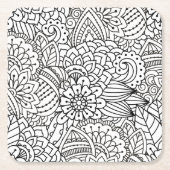 Ontwerpdeeg ventilator kartonnen onderzetters (Voorkant)