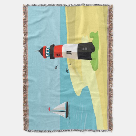 Ontwerpdepoot van vuurtorenkast deken (Voorkant Verticaal)